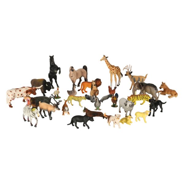 Animals figures zoo set 28pcs