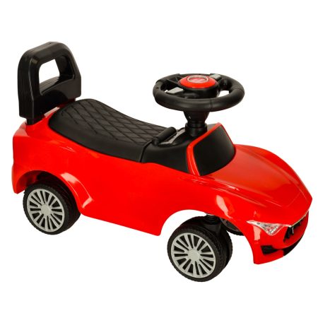 Red children's car with sounds and lights