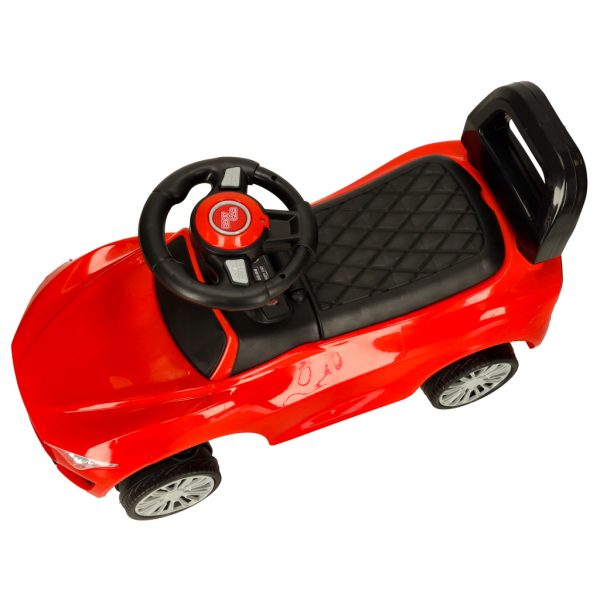 Pushchair car with sound and lights red