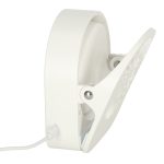 Night lamp with clip white