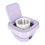 Mini portable washing machine folding 12L purple