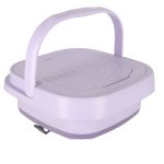 Mini portable washing machine folding 12L purple