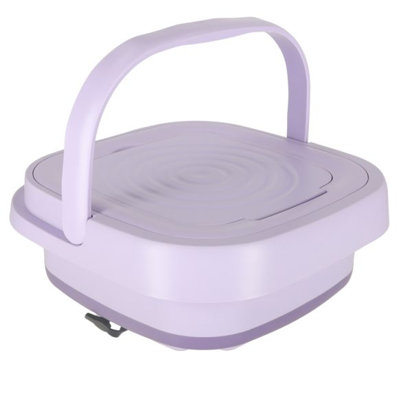 Mini portable washing machine folding 12L purple