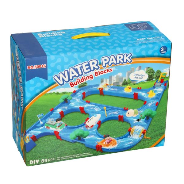 Water truck waterway garden toy 89 pieces