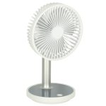 Stand fan on foot white