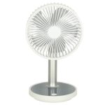 Stand fan on foot white