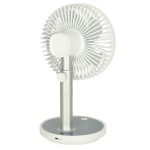 Stand fan on foot white
