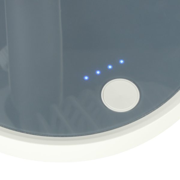 Stand fan on foot white