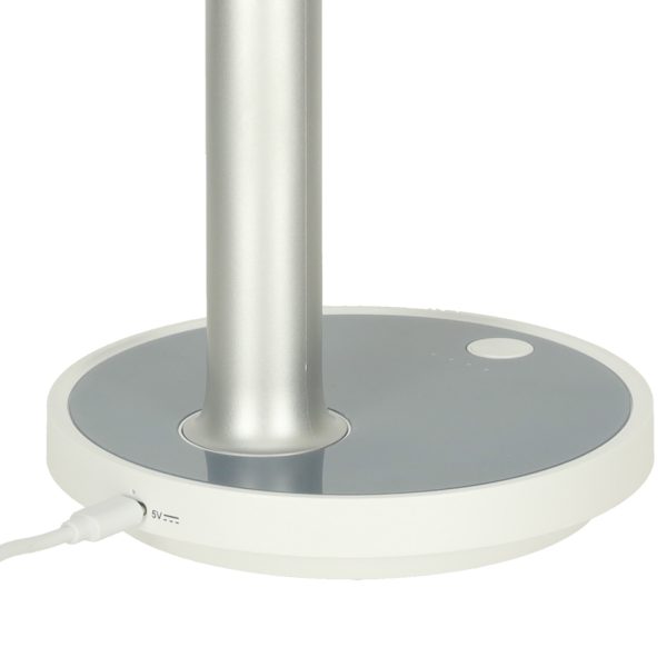 Stand fan on foot white