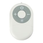 Mini standing desk fan white