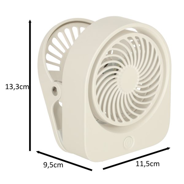 Mini fan with USB clip