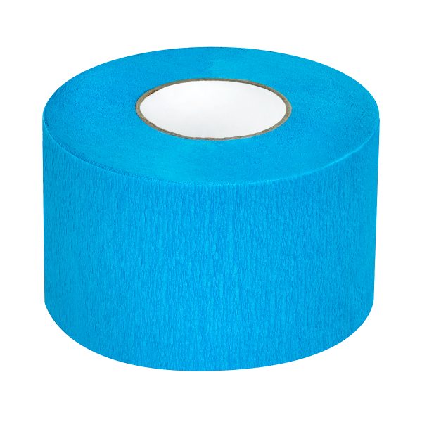 Hairdressing paper collar 5 pcs blue