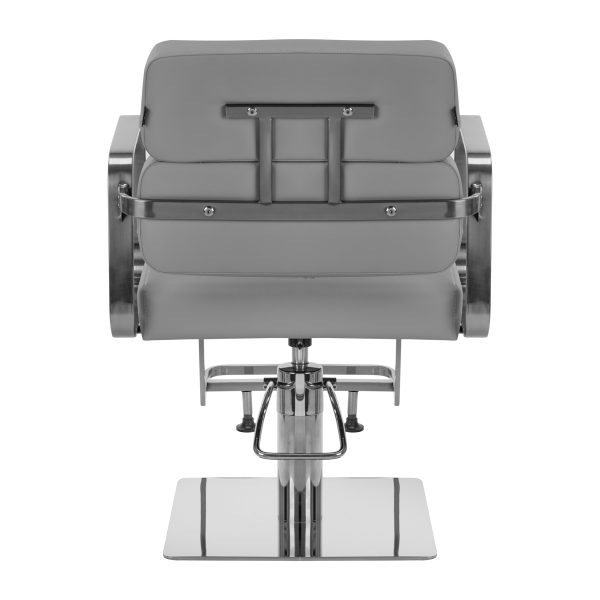 Hairdressing chair Gabbiano Porto gray