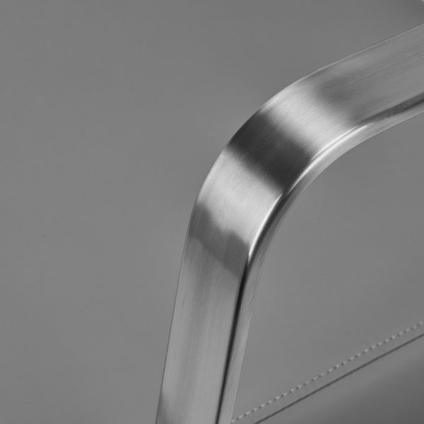 Hairdressing chair Gabbiano Porto gray