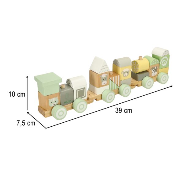 Wooden Train Lulilo