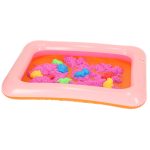 Kinetic sand in a bucket 1kg molds beige