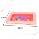 Kinetic sand in a bucket 1kg molds beige
