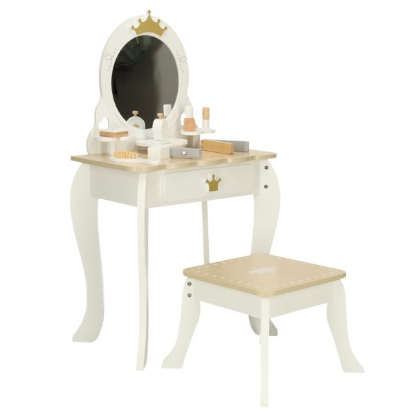 Wooden Vanity Table with Accessories skinstars.lt
