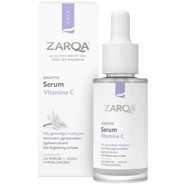 Zarqa face serum with vitamin c 30 ml skinstars.lt