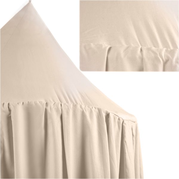 Canopy curtain tipi tent hanging beige