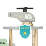 The wooden police station