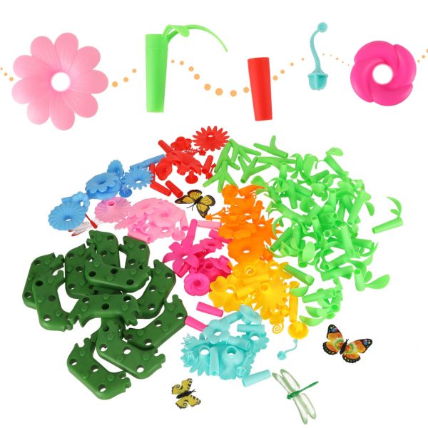 Flowers creative blocks flower garden 175 elements