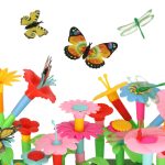 Flowers creative blocks flower garden 175 elements