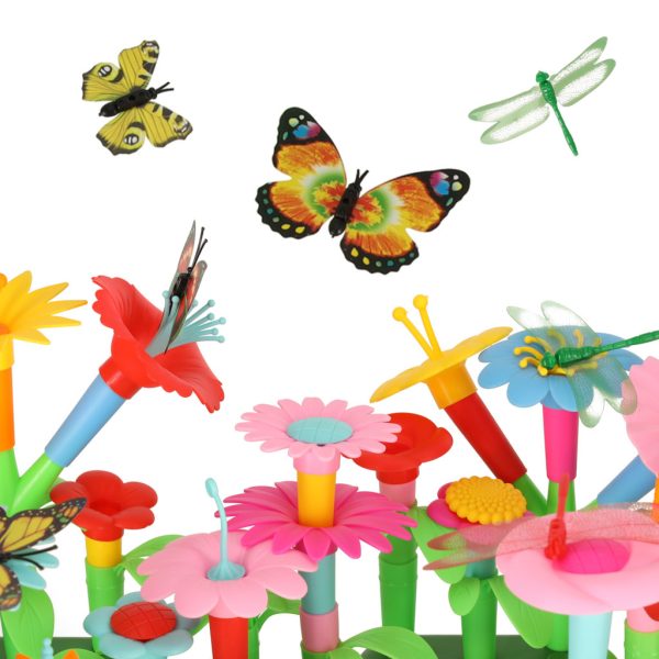 Flowers creative blocks flower garden 175 elements