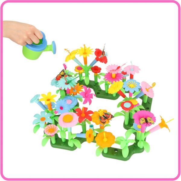 Flowers creative blocks flower garden 175 elements