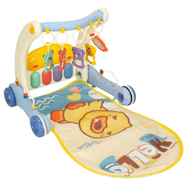 Push Mat and Walker Bibi-inn 2in1 blue