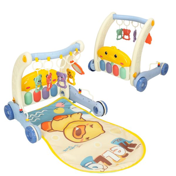 Push Mat and Walker Bibi-inn 2in1 blue