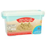 Kinetic sand in a bucket 1 kg blue