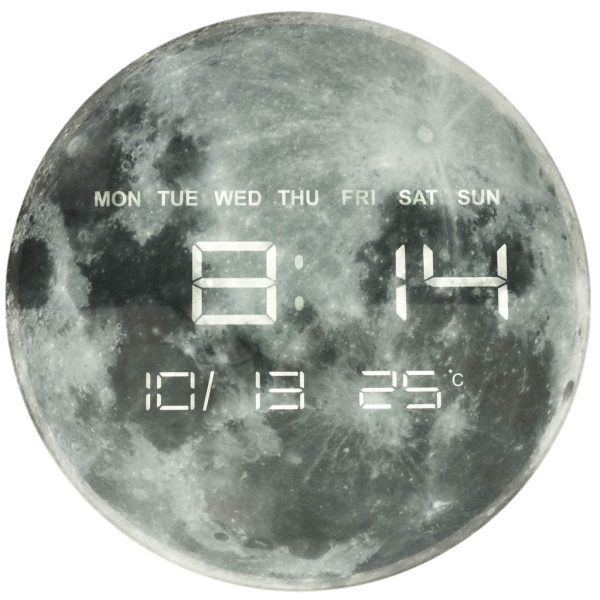 Wall Clock Moon 32 cm 