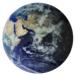 Wall clock Planet Earth 32 cm