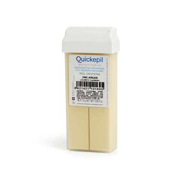 Depilatory wax roll zink-argan Quickepil 110 g