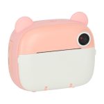 Childrens instant camera teddy bear pink