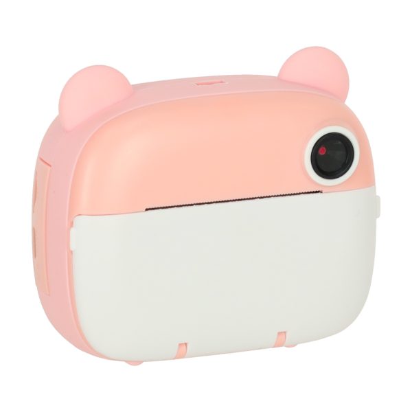 Childrens instant camera teddy bear pink