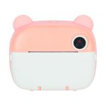 Childrens instant camera teddy bear pink