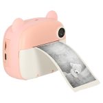 Childrens instant camera teddy bear pink