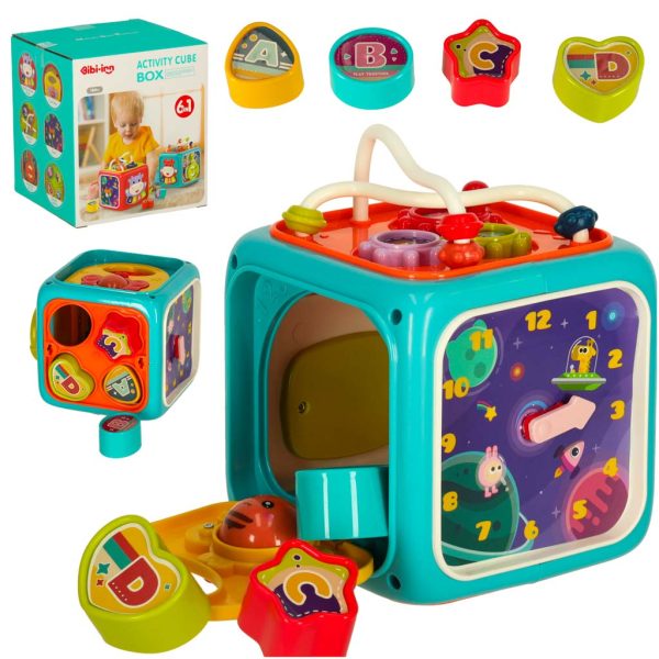 Educational Cube 6in1 Bibi-inn Blue