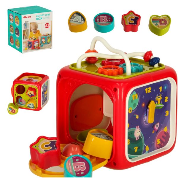 Sensory educational cube 6in1 skinstars.lt