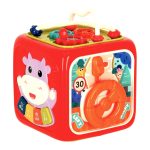 Sensory educational cube 6in1