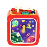Sensory educational cube 6in1