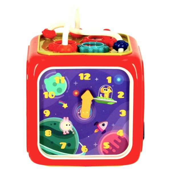 Sensory educational cube 6in1