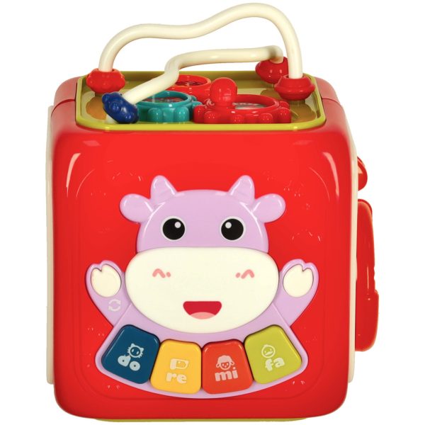 Sensory educational cube 6in1