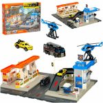 Police Car Parking Lot Playset