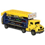 Yellow Truck with Racing Track