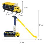 Yellow Truck with Racing Track