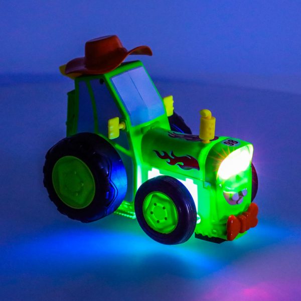 Green Jumping Tractor