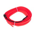 LED ambient lighting for car / car USB / 12V strip 3 m red